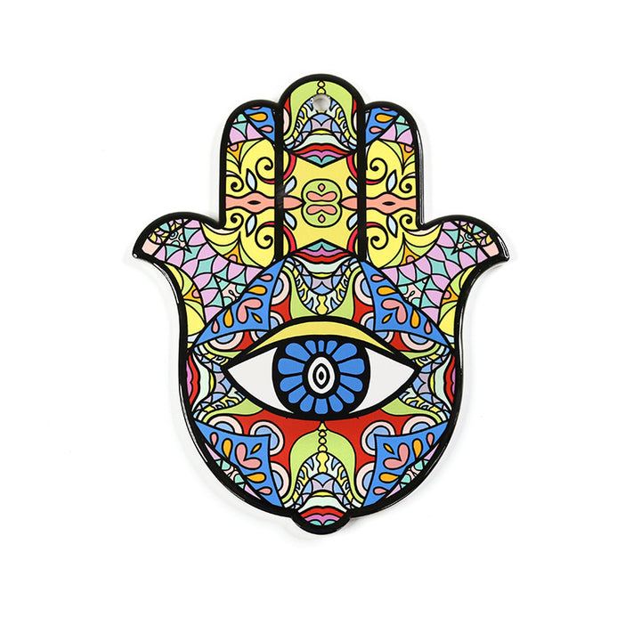 Olivenorma Hamsa Evil Eye Ceramic Insulated Placemat Coaster - Hamsa Evil Eye#19 - Coaster - image 20