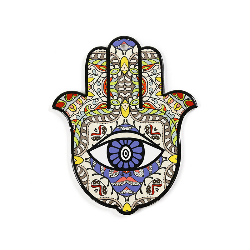 Olivenorma Hamsa Evil Eye Ceramic Insulated Placemat Coaster - Hamsa Evil Eye#20 - Coaster - image 21