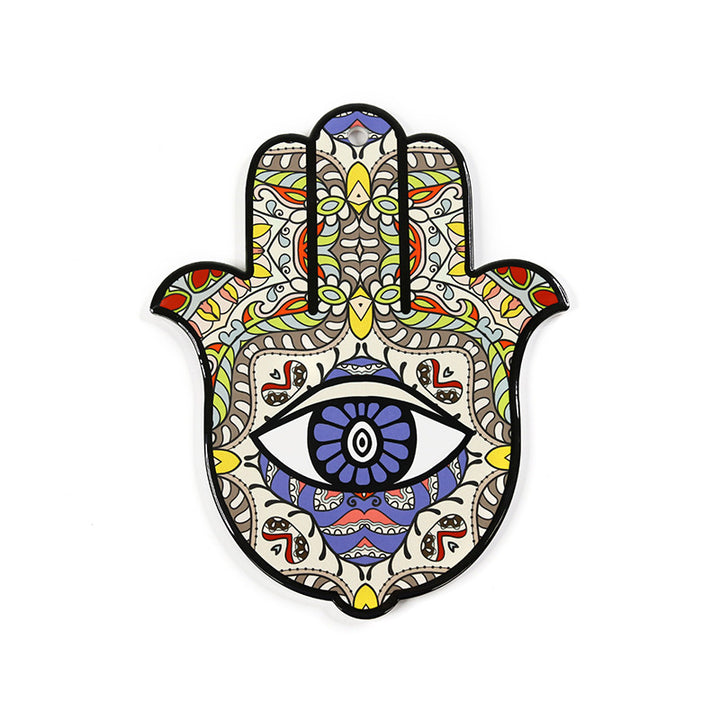 Olivenorma Hamsa Evil Eye Ceramic Insulated Placemat Coaster - Hamsa Evil Eye#20 - Coaster - image 21