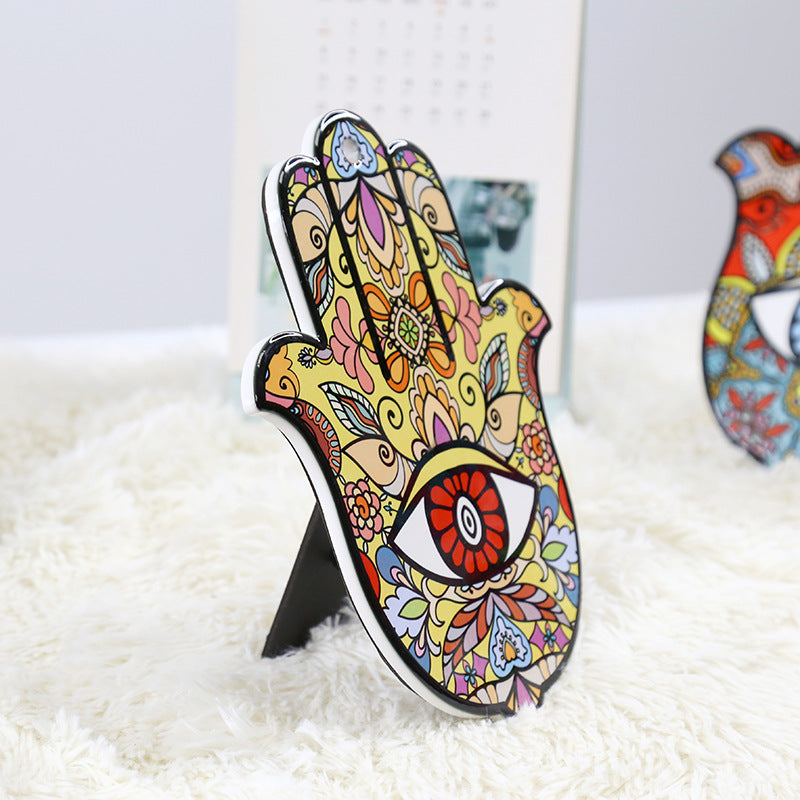 Olivenorma Hamsa Evil Eye Ceramic Insulated Placemat Coaster - image 22