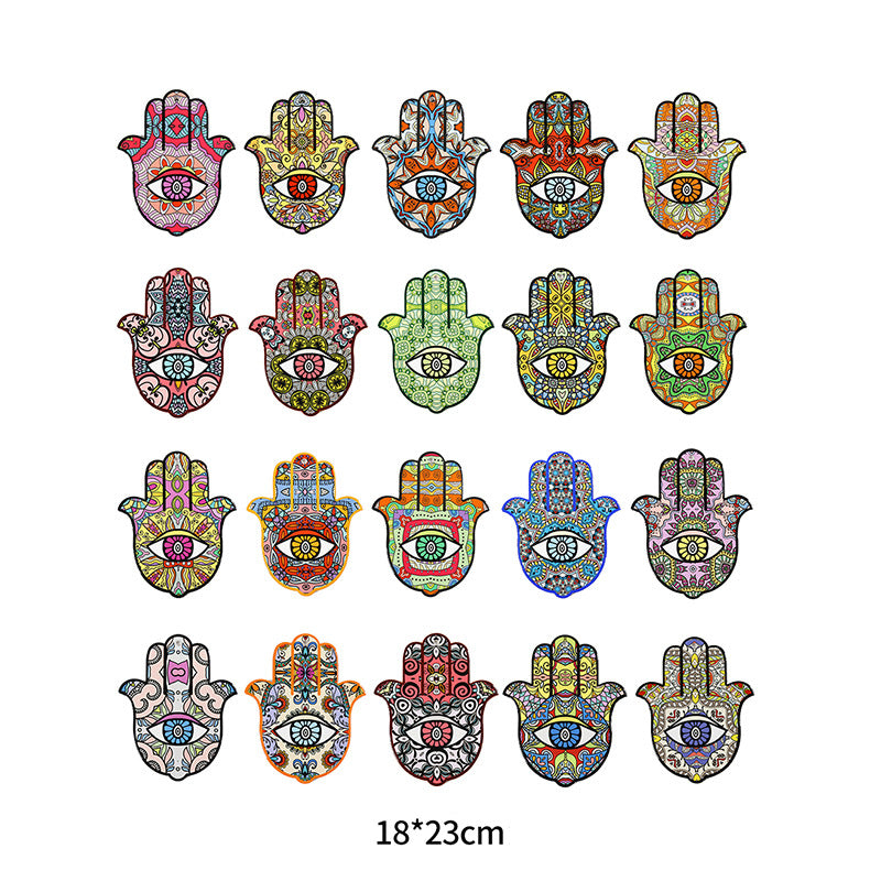 Olivenorma Hamsa Evil Eye Ceramic Insulated Placemat Coaster - image 25