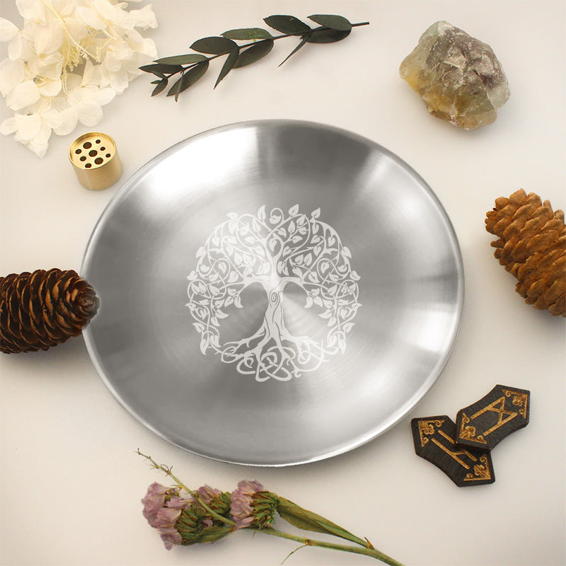 Olivenorma Tree Of Life Nine Hole Holy Plate Insence Holder Set - image 14