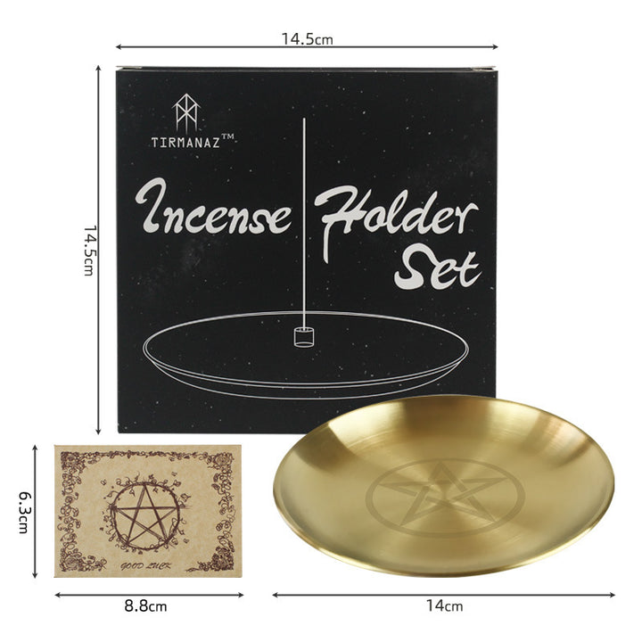 Olivenorma Three Phase Moon Pentagram Stainless Steel Holy Plate - image 9