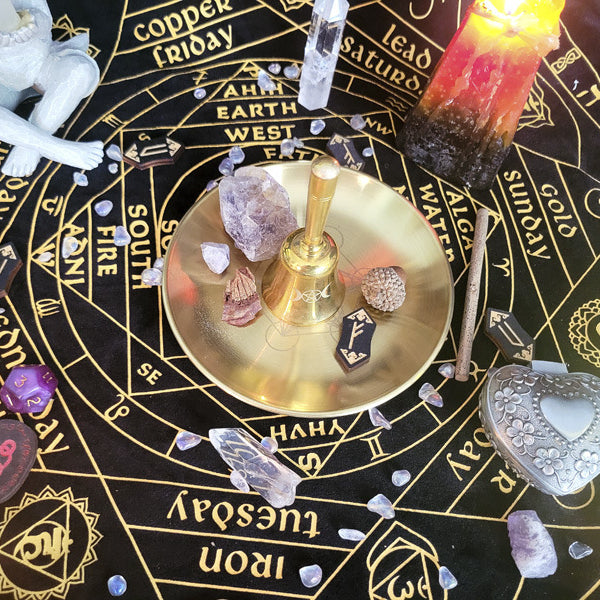 Olivenorma Three Phase Moon Pentagram Stainless Steel Holy Plate - image 14