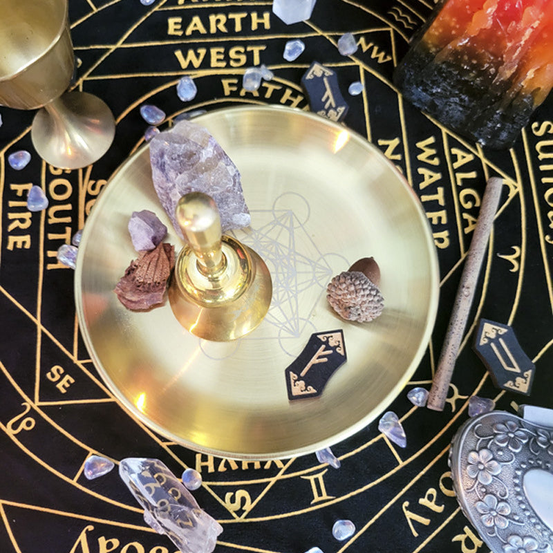 Olivenorma Three Phase Moon Pentagram Stainless Steel Holy Plate - image 13