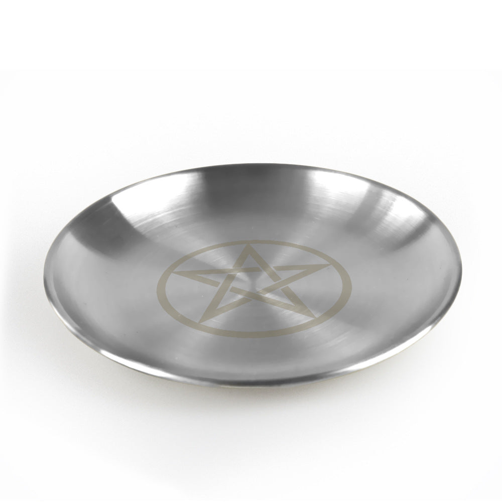  Olivenorma Phase Moon Pentagram Stainless Steel Holy Plate - image 2