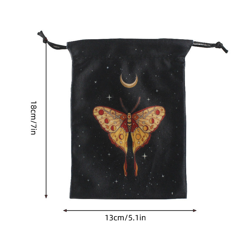 Olivenorma Moth Butterfly Velvet Crystal Storage Bag - image 9