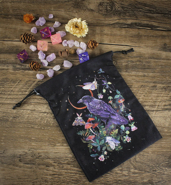Olivenorma Moth Butterfly Velvet Crystal Storage Bag - image 10