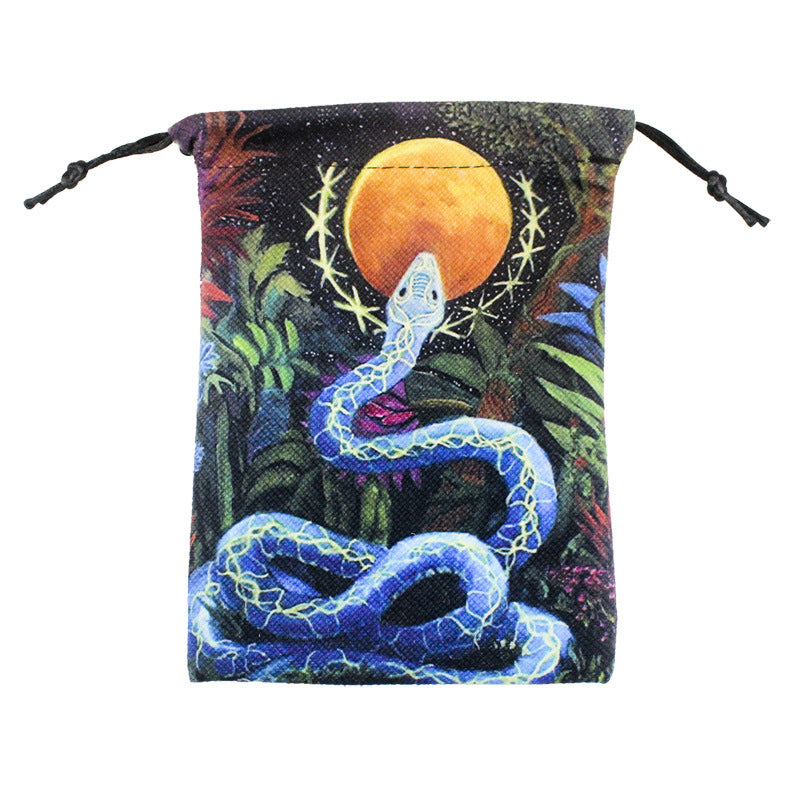Olivenorma Animal Print Storage Bag - Snake & Moon - Set of 3 PCS - image 5