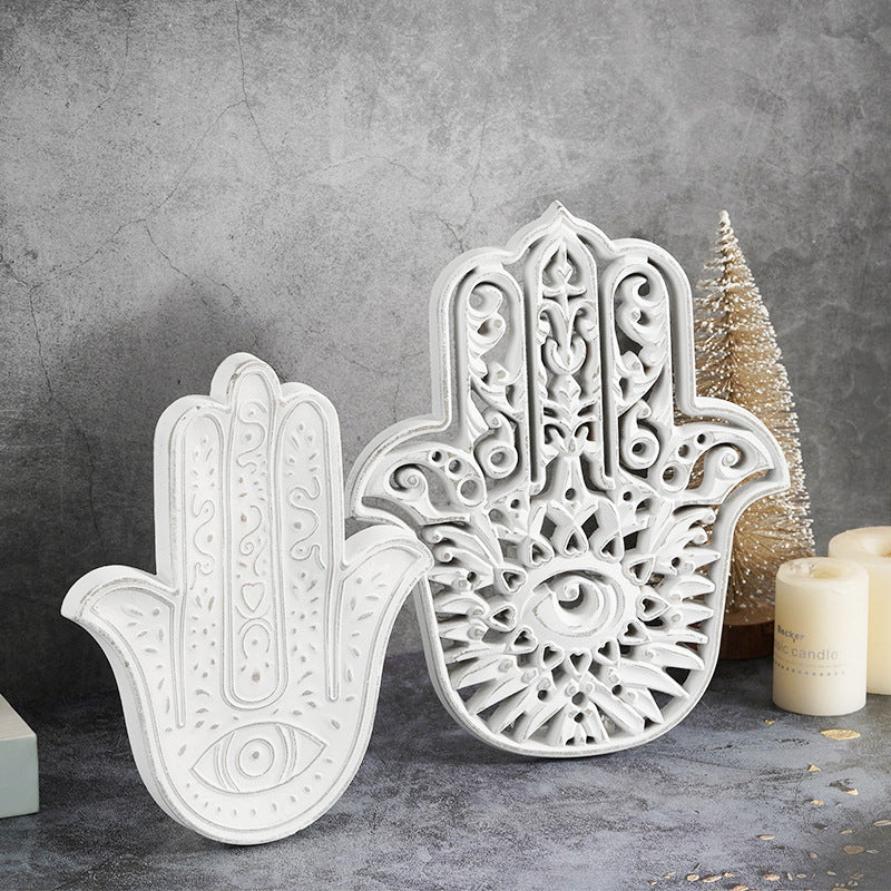 Olivenorma White Hamsa Wall Decoration - image 0