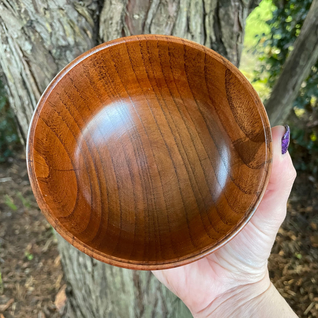 Olivenorma Engraved Pentagram Moon Phases Goddess Wooden Holy Bowl - image 20