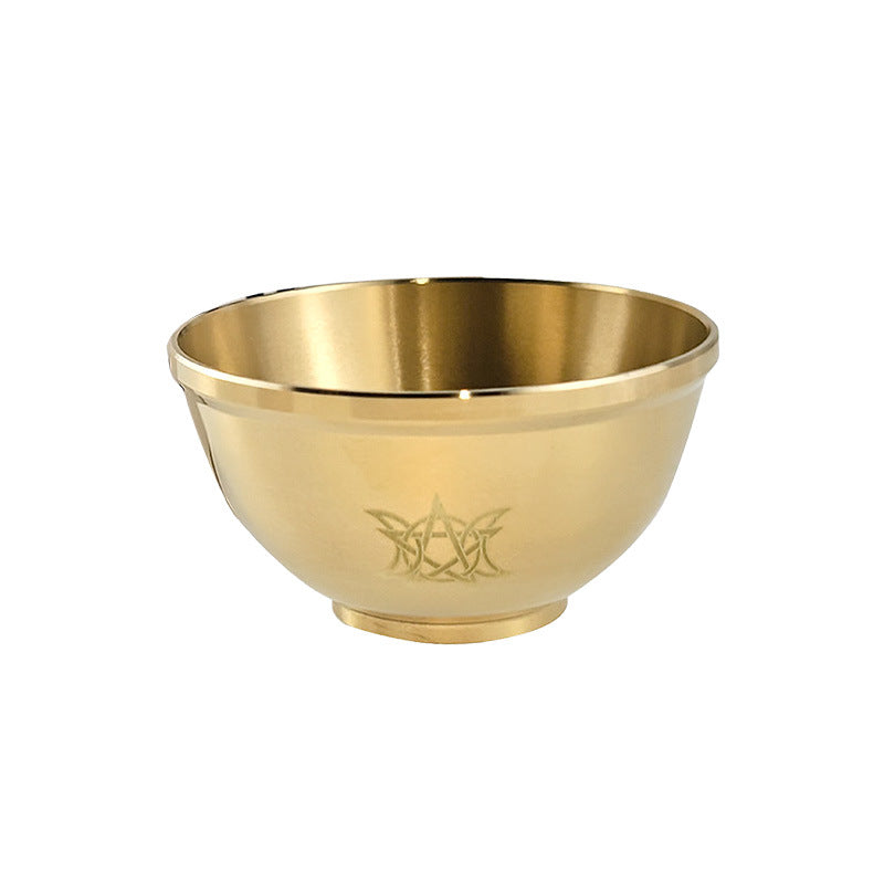 Olivenorma Three Phase Moon Pentagram Fragrance Copper Holy Bowl - Wicca - image 7