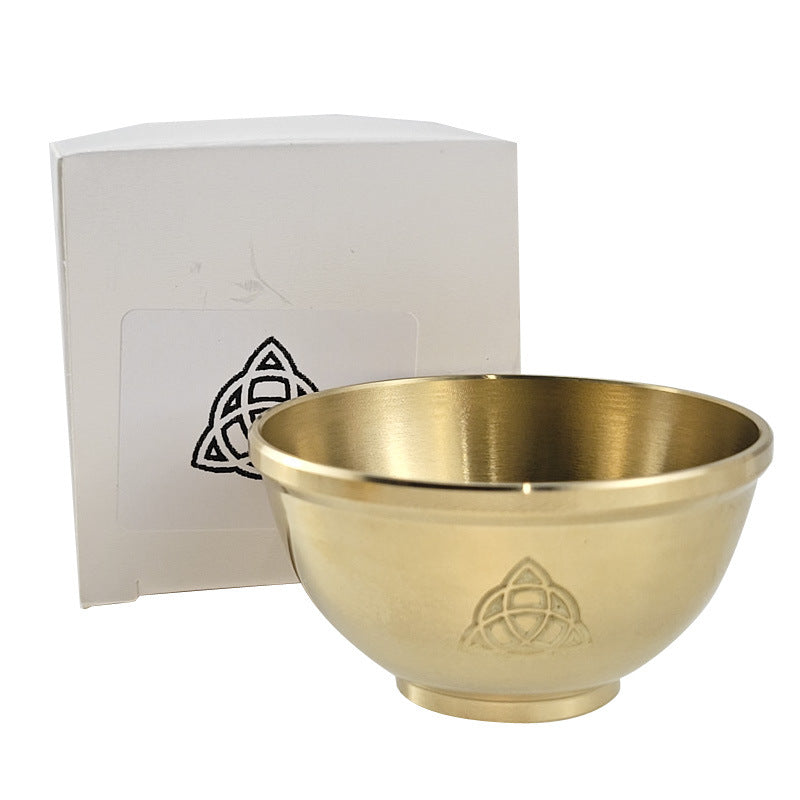 Olivenorma Three Phase Moon Pentagram Fragrance Copper Holy Bowl - image 12