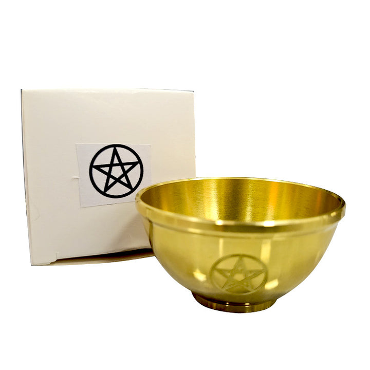 Olivenorma Three Phase Moon Pentagram Fragrance Copper Holy Bowl - image 2