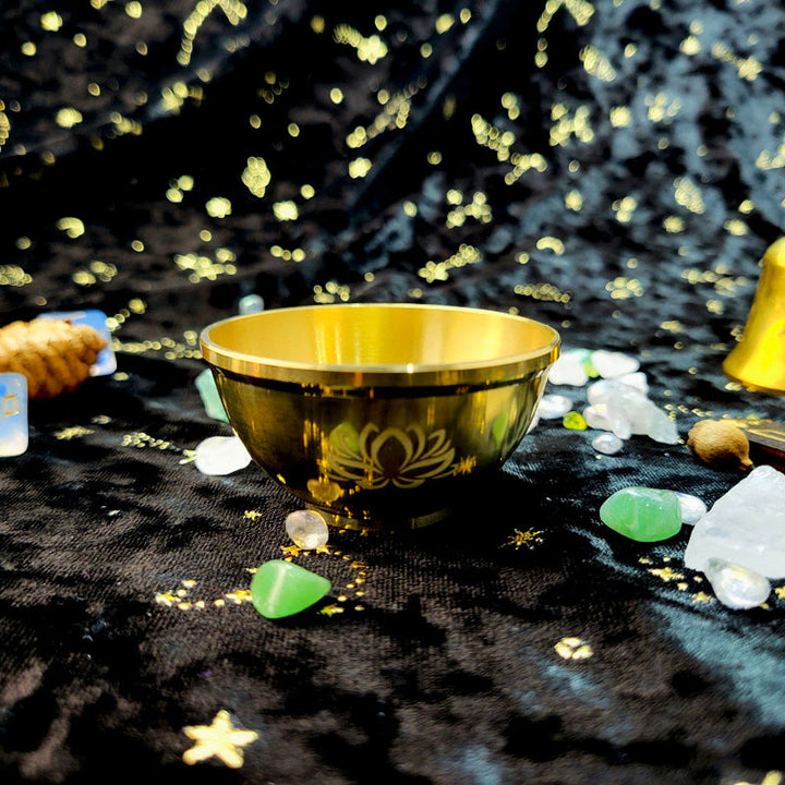Olivenorma Three Phase Moon Pentagram Fragrance Copper Holy Bowl - image 22