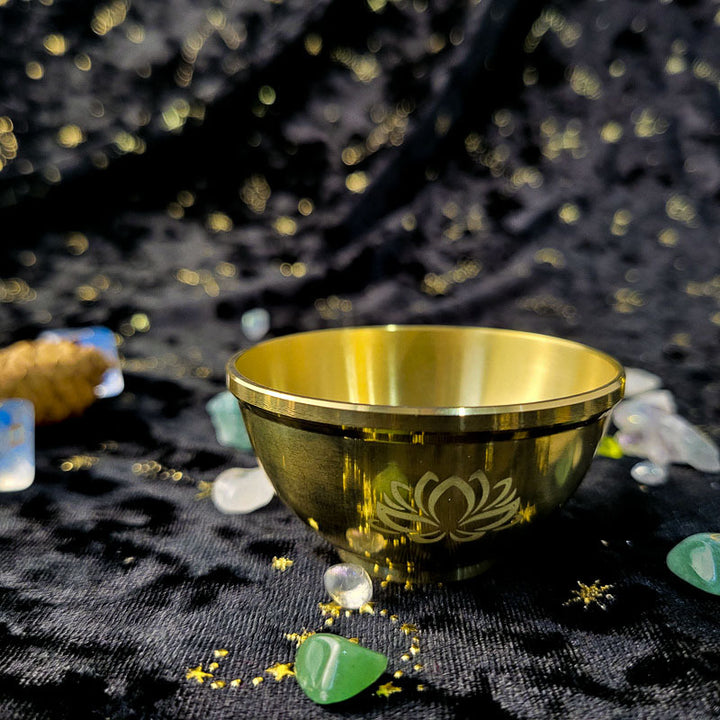 Olivenorma Three Phase Moon Pentagram Fragrance Copper Holy Bowl - image 21