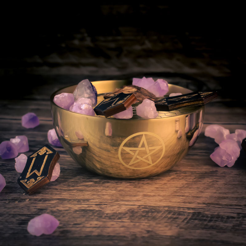 Olivenorma Pentacle Brass Divination Meditation Incense Burner Holy Bowl - image 2