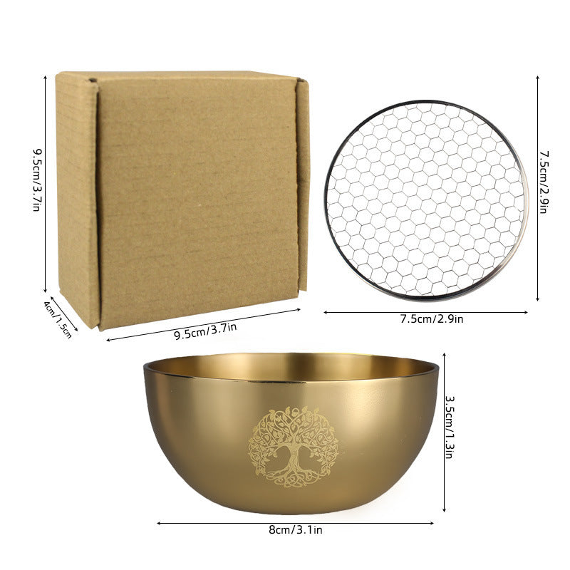 Olivenorma Pentacle Brass Divination Meditation Incense Burner Holy Bowl - image 10