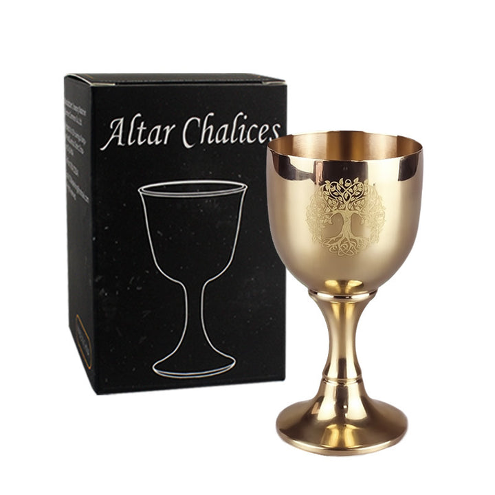 Olivenorma Triphase Moon Pentacle Meditation Divination Brass Chalice - image 9