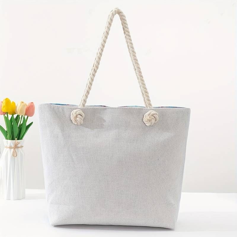 Olivenorma Blue Evil Eye Women Beach Tote Bag - image 3