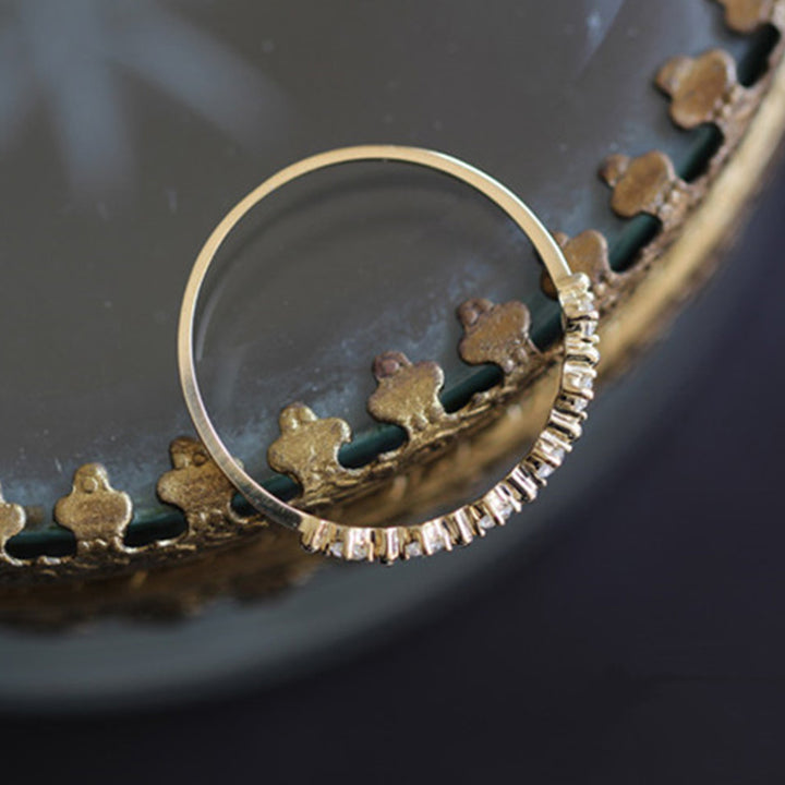 Olivenorma S925 Sterling Silver Zirconium Ring - image 8