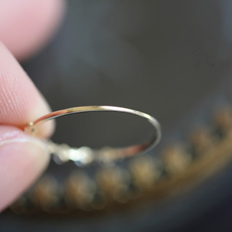 Olivenorma S925 Sterling Silver Zirconium Ring - image 9