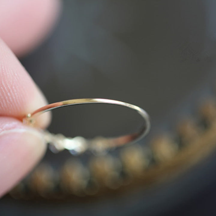 Olivenorma S925 Sterling Silver Zirconium Ring - image 9