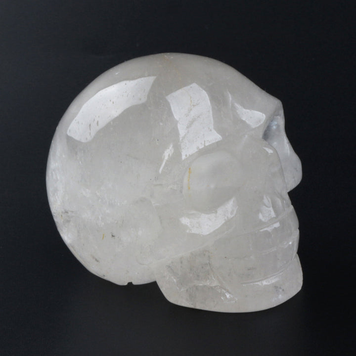 Olivenorma Clear Quartz Crystal Skull Decoration - Clear Quartz - image 0