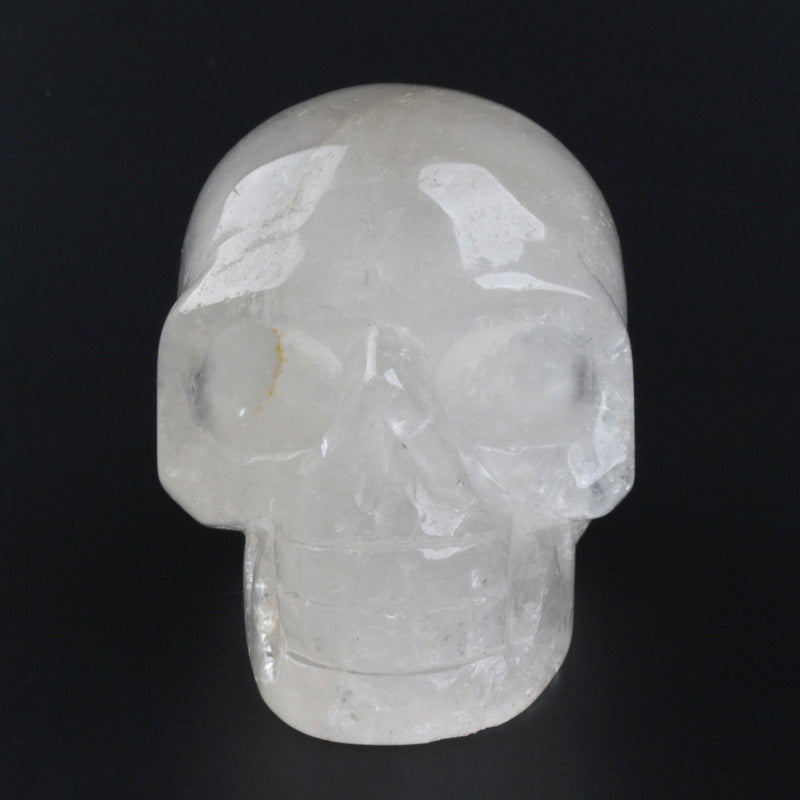Olivenorma Clear Quartz Crystal Skull Decoration - image 4