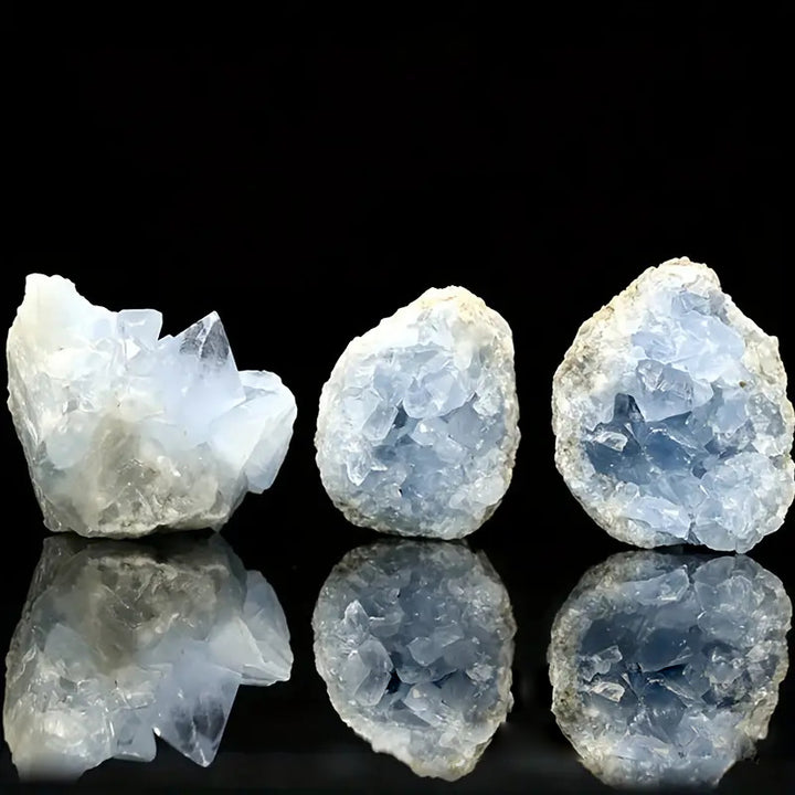 Olivenorma Irregular Natural Celestine Crystal Cluster Natural Stone - image 1