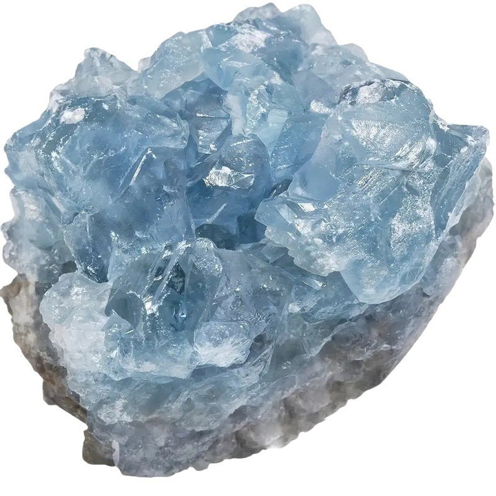 Olivenorma Irregular Natural Celestine Crystal Cluster Natural Stone - image 8
