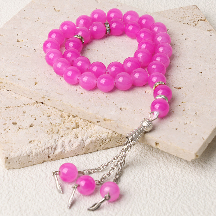 Olivenorma 10mm 33 Crystal Muslim Rosary Bracelet - image 15