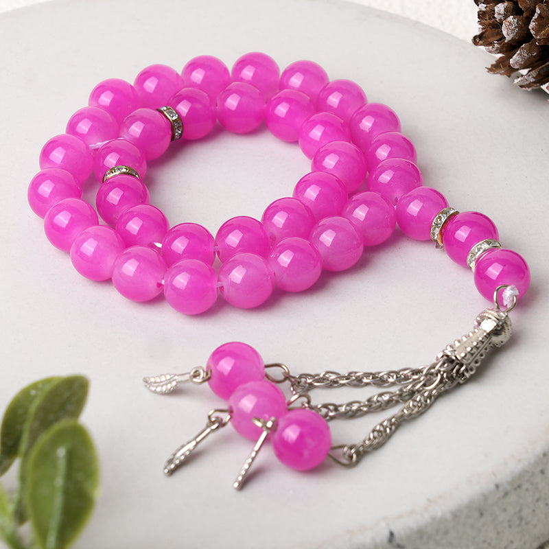 Olivenorma 10mm 33 Crystal Muslim Rosary Bracelet - image 16