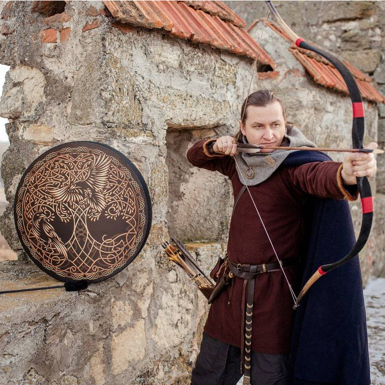 Olivenorma Shaman Viking Tree Of Life 2 Birds Print Drum - image 10