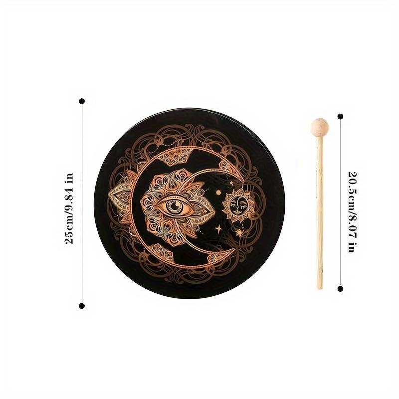 Olivenorma Moon Sun Evil Eye Print Shaman Drum - image 4