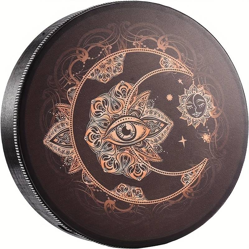Olivenorma Moon Sun Evil Eye Print Shaman Drum - image 3