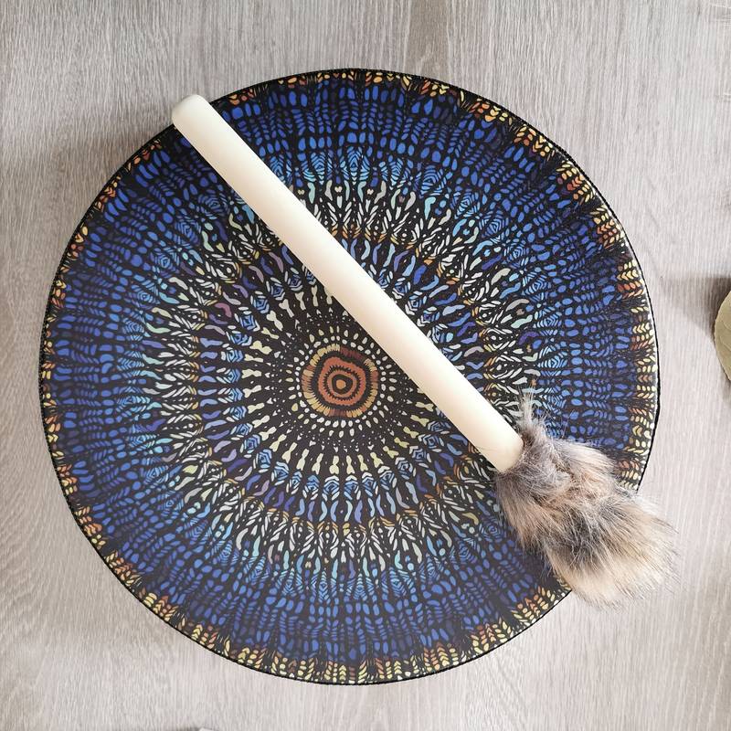 Olivenorma Handcrafted Percussion With Unique Mosaic Design Drum - image 3