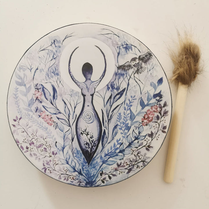 Olivenorma Shaman Drum Home Decor Goddess Drum - Drum - image 0