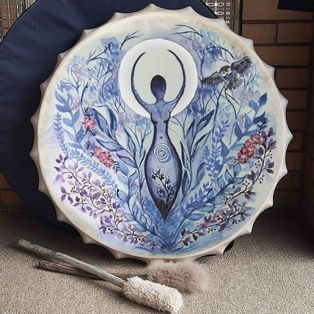 Olivenorma Shaman Drum Home Decor Goddess Drum - image 5