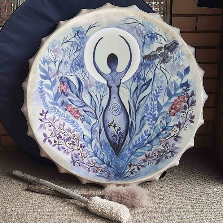 Olivenorma Shaman Drum Home Decor Goddess Drum - image 5