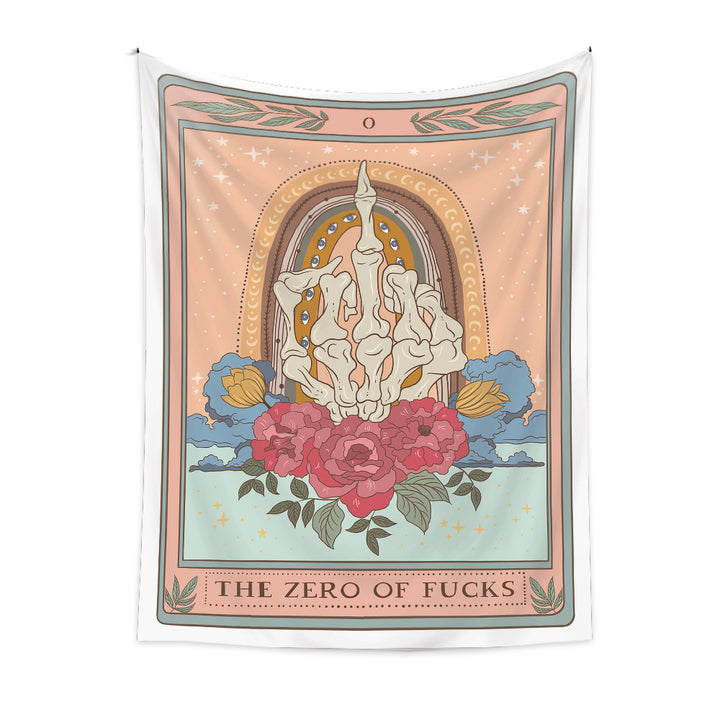 Olivenorma Tarot Card Tapestry - THEZERO OF FUCKS - 180*230cm - Short Velvet - image 4