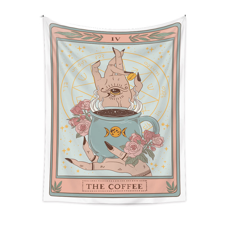 Olivenorma Tarot Card Tapestry - THE COFFEE - 180*230cm - Short Velvet - image 5