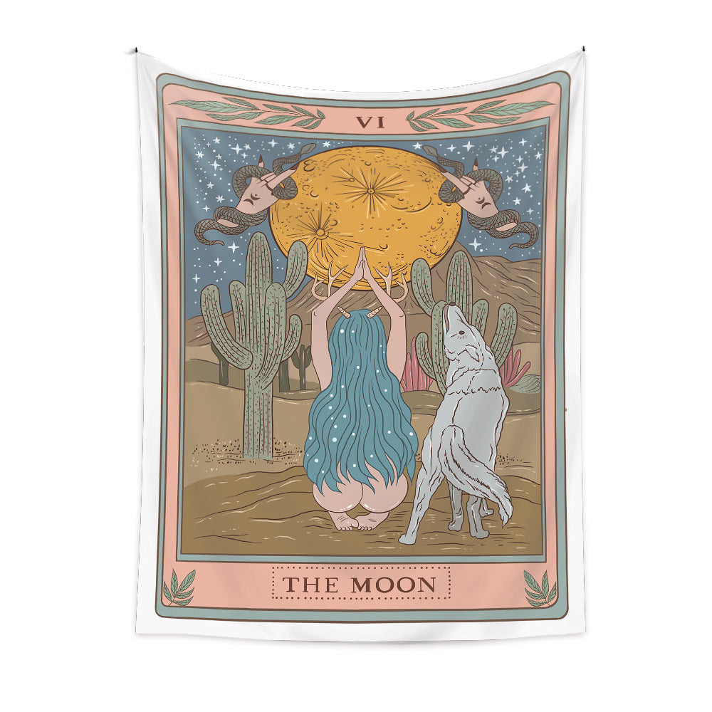 Olivenorma Tarot Card Tapestry - THE MOON - 180*230cm - Short Velvet - image 6