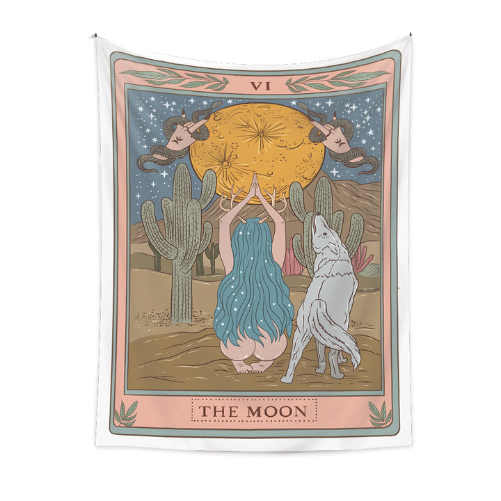 Olivenorma Tarot Card Tapestry - THE MOON - 180*230cm - Short Velvet - image 6