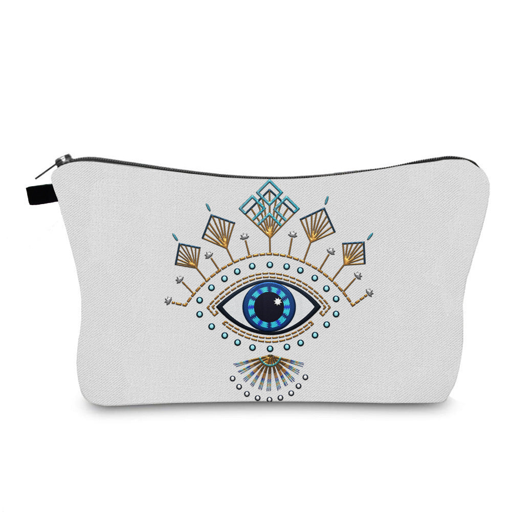 Olivenorma Evil Eye Hamsa Symbol Makeup Cosmetic Bag - Evil Eye#4 - image 12