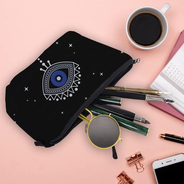 Olivenorma Evil Eye Hamsa Symbol Makeup Cosmetic Bag - image 8