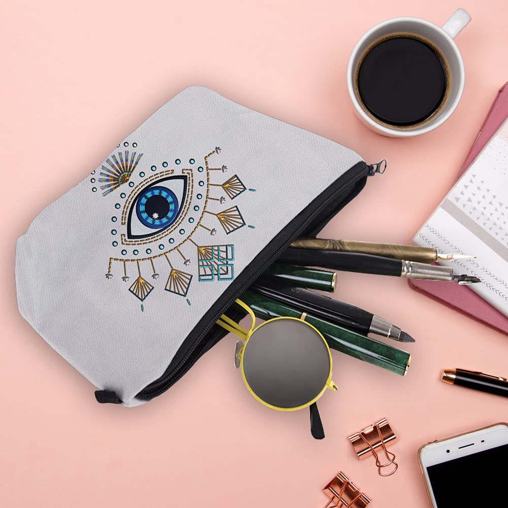 Olivenorma Evil Eye Hamsa Symbol Makeup Cosmetic Bag - image 13