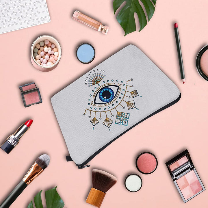 Olivenorma Evil Eye Hamsa Symbol Makeup Cosmetic Bag - image 14