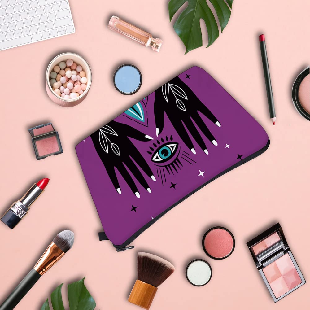 Olivenorma Evil Eye Hamsa Symbol Makeup Cosmetic Bag - image 20
