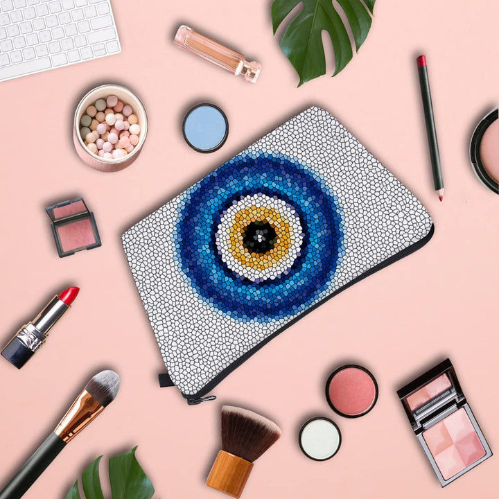 Olivenorma Evil Eye Hamsa Symbol Makeup Cosmetic Bag - image 3